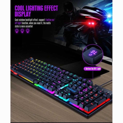 Combo phím + chuột Forev FV-Q305S Có Led Chuyên Game