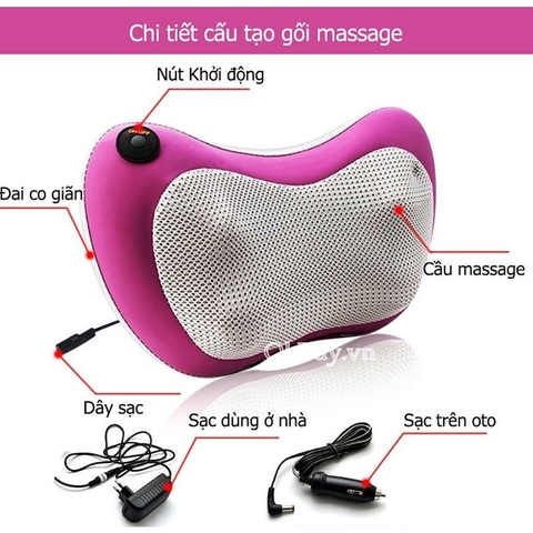 Gối massage Magic PL-819 ( 6 bi 2 chiều )