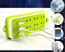 Ổ CẮM ĐIỆN THÔNG MINH - CHỐNG GIẬT - 6 CỔNG -3 CỔNG USB