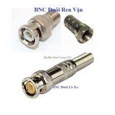 Đầu BNC lò xo dùng cho cáp RG59 - RG6