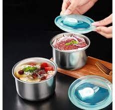 Hộp Đựng Thực Phẩm inox 304 Có Nắp 12 x 6.5cm