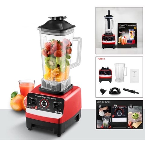 Máy Xay Sinh Tố SC-1589 Công Nghiệp 4500w
