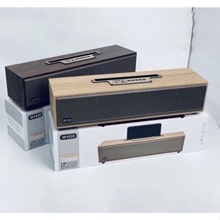 Loa Gỗ Bluetooth XM-520 Kiêm Giá Đỡ Điện Thoại