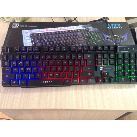 Keyboard R8 giả Cơ  KB-1822 Led Cổng Usb