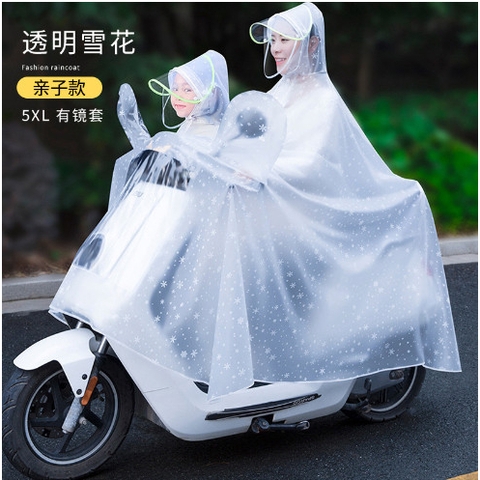 Áo Mưa Cánh Dơi 2 Đầu Bông Tuyết