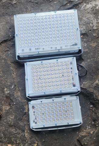 Đèn Pha Led Tổ Ong kẹp bình 12v-100w
