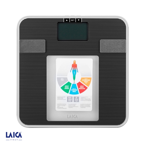 Cân BMI đo tỉ lệ mỡ nước LAICA PS5008