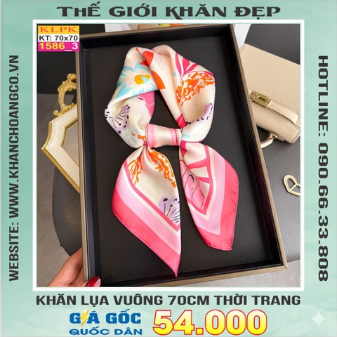 Khăn Phụ Kiện Lụa Vuông 70cm - Thế Giới Khăn Đẹp C1014_3