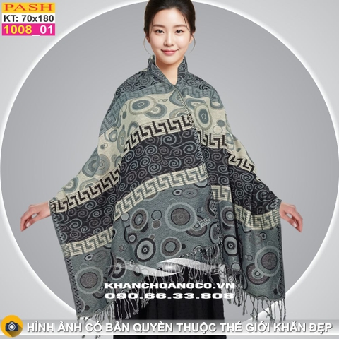 Khăn Choàng Cổ Pashmina Họa Tiết 1008_1