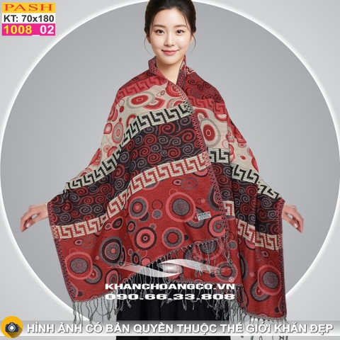 Khăn Choàng Cổ Pashmina Họa Tiết 1008_2