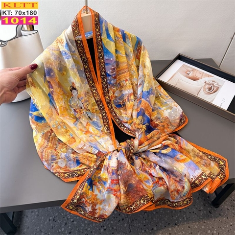 Khăn Voan Lụa Thế Giới Khăn Đẹp cao cấp KLTT_70_1014