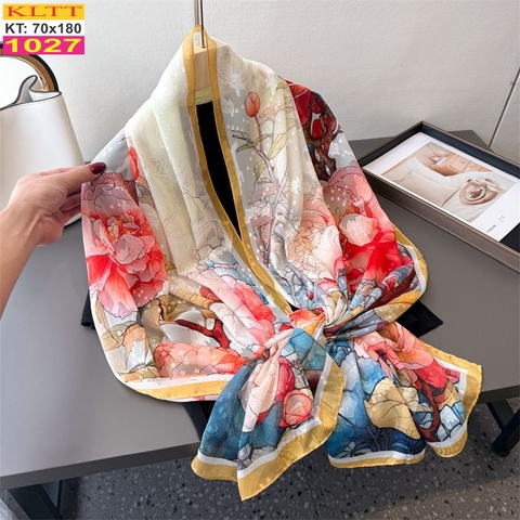 Khăn Voan Lụa Thế Giới Khăn Đẹp cao cấp KLTT_70_1027