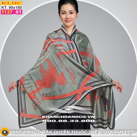 Khăn Choàng Cổ Lụa Thời Trang Thế Giới Khăn Đẹp KLHC 1009_1