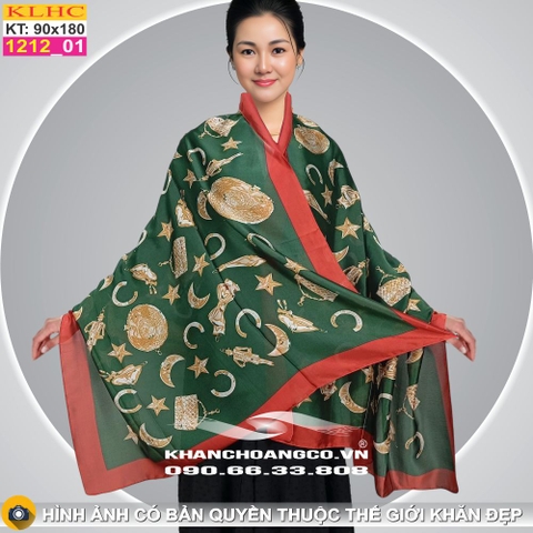 Khăn Choàng Cổ Lụa Thời Trang Thế Giới Khăn Đẹp KLHC 1083_2