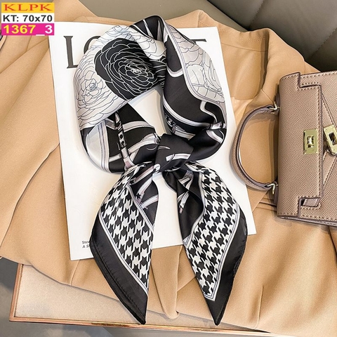 Khăn Phụ Kiện Lụa Vuông 70cm - Thế Giới Khăn Đẹp C1001_3