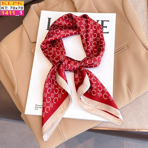 Khăn Phụ Kiện Lụa Vuông 70cm - Thế Giới Khăn Đẹp C1007_1