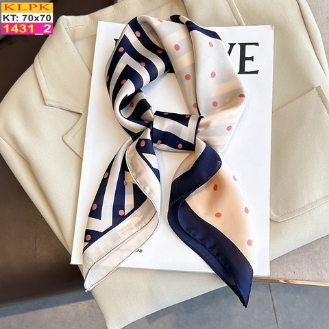 Khăn Phụ Kiện Lụa Vuông 70cm - Thế Giới Khăn Đẹp C1013_2