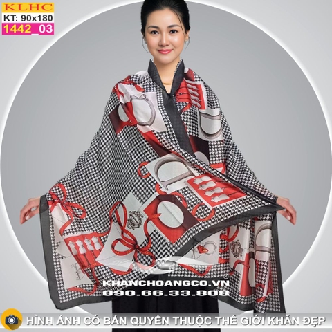 Khăn Choàng Cổ Lụa Thời Trang Thế Giới Khăn Đẹp KLHC 1135_3