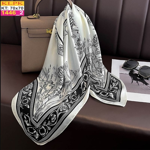 Khăn Phụ Kiện Lụa Vuông 70cm - Thế Giới Khăn Đẹp C1022_2