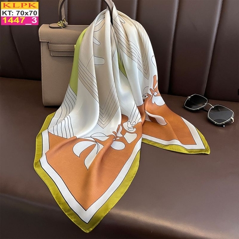 Khăn Phụ Kiện Lụa Vuông 70cm - Thế Giới Khăn Đẹp C1074_3