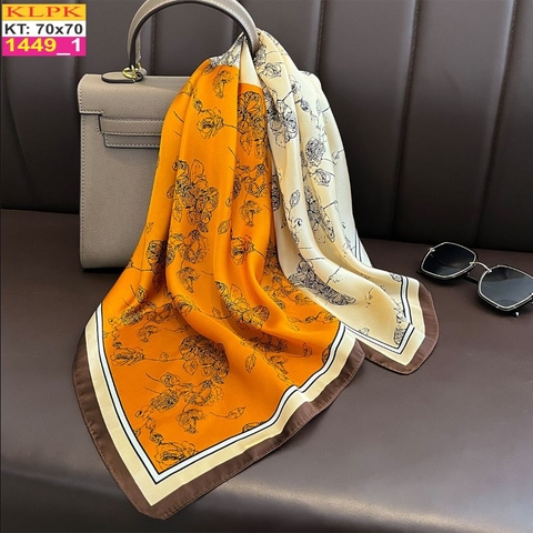 Khăn Phụ Kiện Lụa Vuông 70cm - Thế Giới Khăn Đẹp C1071_1