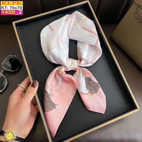 Khăn Phụ Kiện Lụa Vuông 70cm - Thế Giới Khăn Đẹp C1043_2