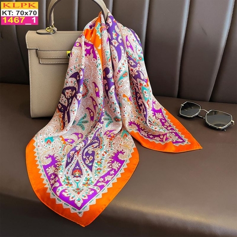 Khăn Phụ Kiện Lụa Vuông 70cm - Thế Giới Khăn Đẹp C1029_1