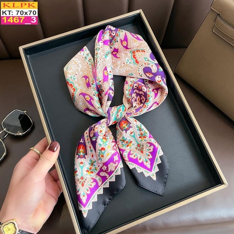 Khăn Phụ Kiện Lụa Vuông 70cm - Thế Giới Khăn Đẹp C1029_3