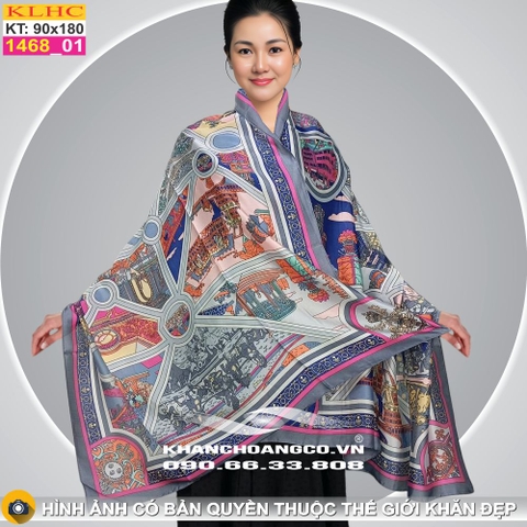 Khăn Choàng Cổ Lụa Thời Trang Thế Giới Khăn Đẹp KLHC 1001_1