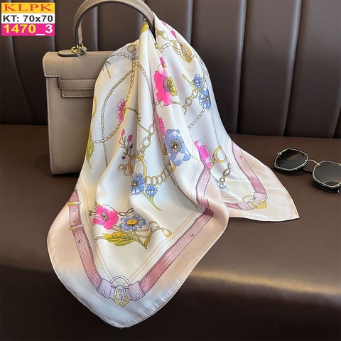 Khăn Phụ Kiện Lụa Vuông 70cm - Thế Giới Khăn Đẹp C1021_3