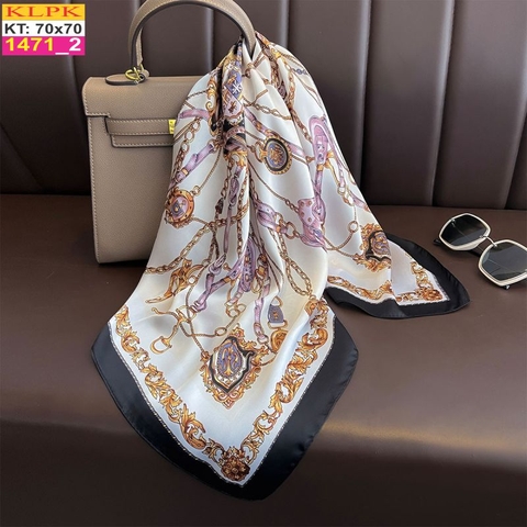 Khăn Phụ Kiện Lụa Vuông 70cm - Thế Giới Khăn Đẹp C1041_2