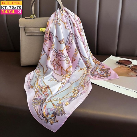 Khăn Phụ Kiện Lụa Vuông 70cm - Thế Giới Khăn Đẹp C1036_3