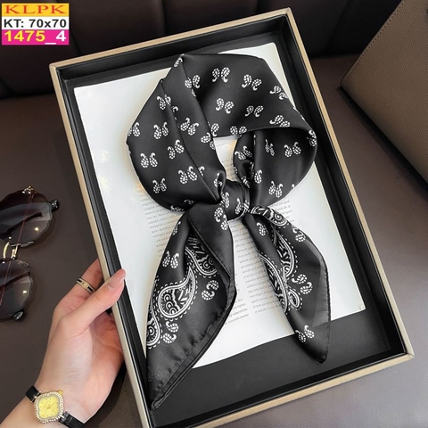 Khăn Phụ Kiện Lụa Vuông 70cm - Thế Giới Khăn Đẹp C1057_4