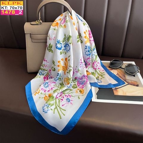 Khăn Phụ Kiện Lụa Vuông 70cm - Thế Giới Khăn Đẹp C1065_2