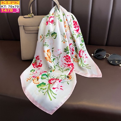 Khăn Phụ Kiện Lụa Vuông 70cm - Thế Giới Khăn Đẹp C1065_3