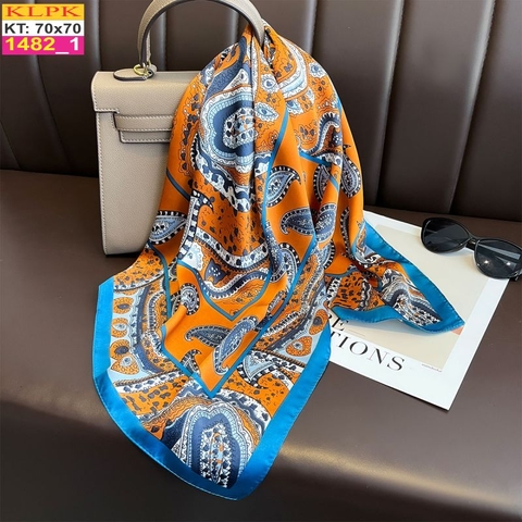 Khăn Phụ Kiện Lụa Vuông 70cm - Thế Giới Khăn Đẹp C1031_1