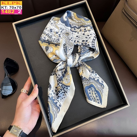 Khăn Phụ Kiện Lụa Vuông 70cm - Thế Giới Khăn Đẹp C1031_2