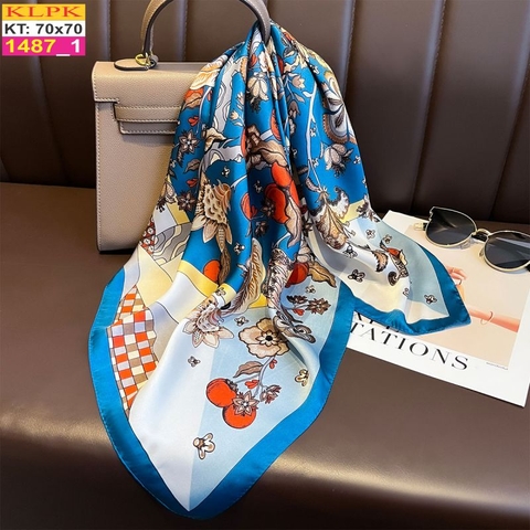 Khăn Phụ Kiện Lụa Vuông 70cm - Thế Giới Khăn Đẹp C1049_1