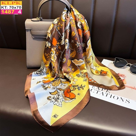 Khăn Phụ Kiện Lụa Vuông 70cm - Thế Giới Khăn Đẹp C1049_4