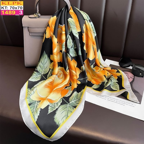 Khăn Phụ Kiện Lụa Vuông 70cm - Thế Giới Khăn Đẹp C1026_3