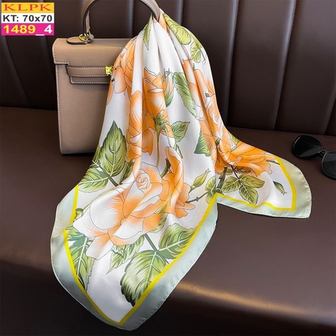 Khăn Phụ Kiện Lụa Vuông 70cm - Thế Giới Khăn Đẹp C1026_4