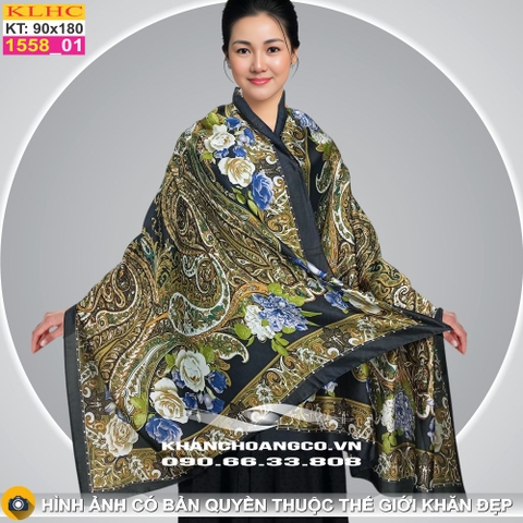 Khăn Choàng Cổ Lụa Thời Trang Thế Giới Khăn Đẹp KLHC 1160_1