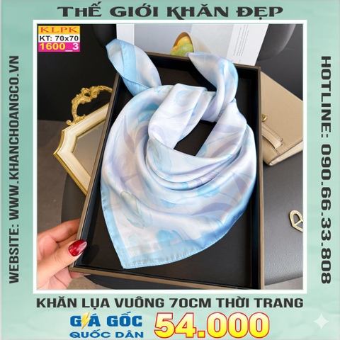 Khăn Phụ Kiện Lụa Vuông 70cm - Thế Giới Khăn Đẹp C1012_3