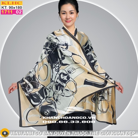 Khăn Choàng Cổ Lụa Thời Trang Thế Giới Khăn Đẹp KLHC 1080_2