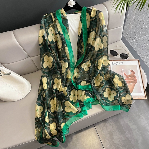 Khăn Lụa Tơ Tằm Thế Giới Khăn Đẹp cao cấp KLTT 18901