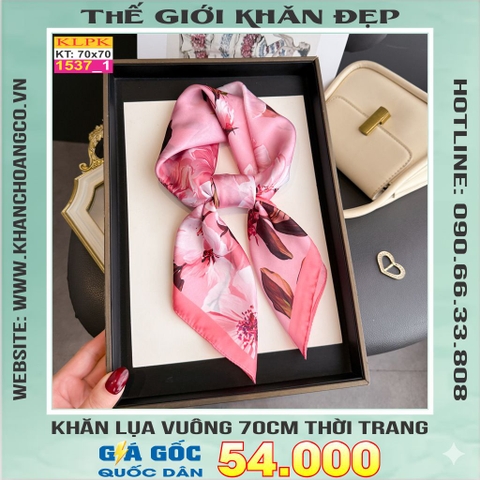 Khăn Phụ Kiện Lụa Vuông 70cm - Thế Giới Khăn Đẹp C1052_1