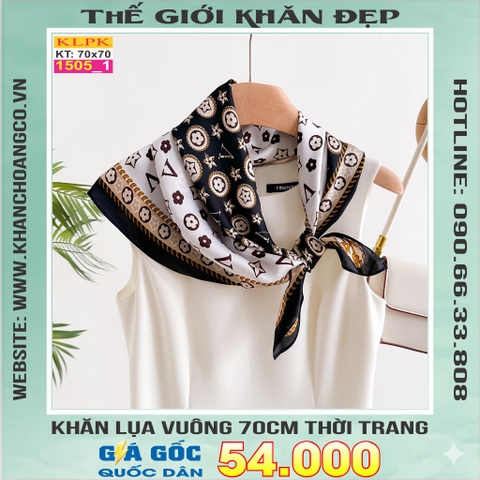 Khăn Phụ Kiện Lụa Vuông 70cm - Thế Giới Khăn Đẹp C1059_1
