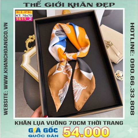 Khăn Phụ Kiện Lụa Vuông 70cm - Thế Giới Khăn Đẹp C1002_2