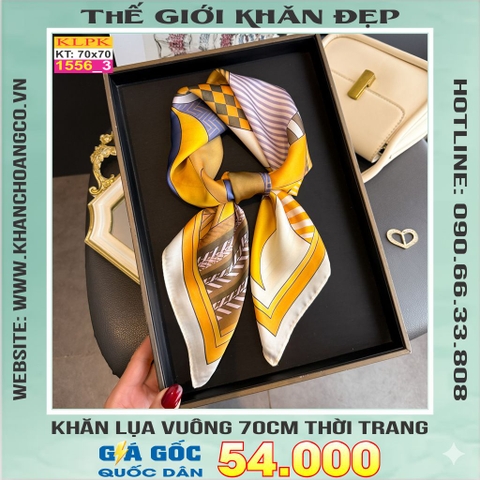 Khăn Phụ Kiện Lụa Vuông 70cm - Thế Giới Khăn Đẹp C1058_3