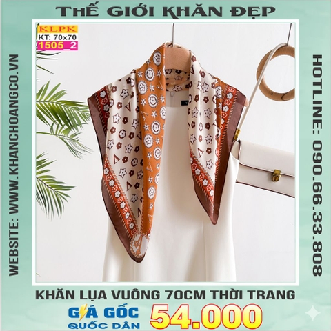 Khăn Phụ Kiện Lụa Vuông 70cm - Thế Giới Khăn Đẹp C1059_2